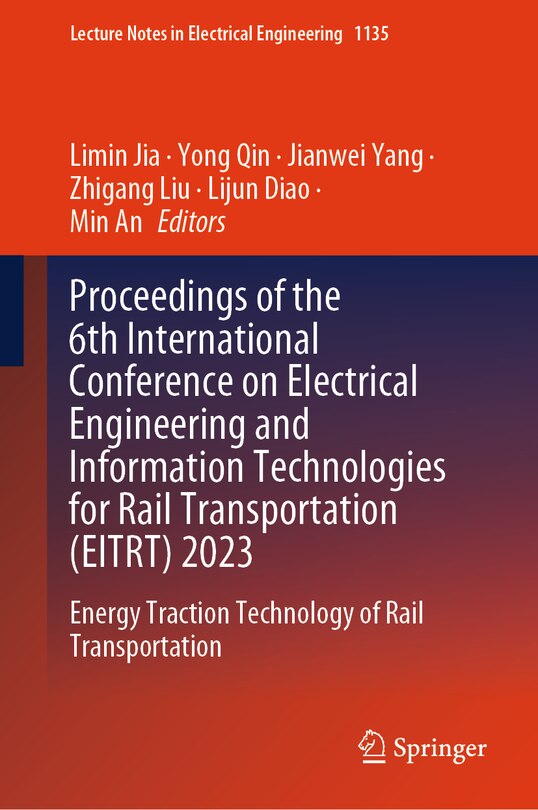 Couverture_Proceedings of the 6th International Conference on Electrical Engineering and Information Technologies for Rail Transportation (EITRT) 2023