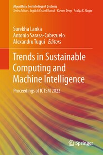 Front cover_Trends in Sustainable Computing and Machine Intelligence