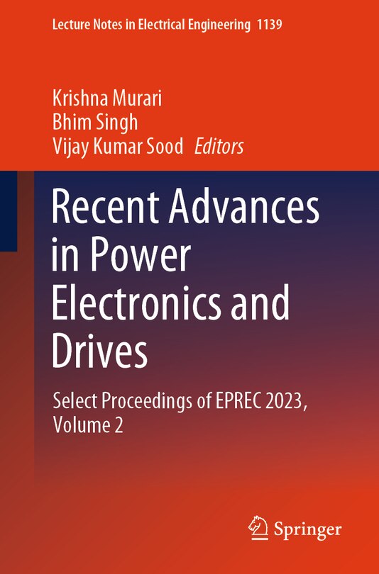 Front cover_Recent Advances in Power Electronics and Drives