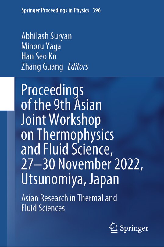 Couverture_Proceedings of the 9th Asian Joint Workshop on Thermophysics and Fluid Science, 27-30 November 2022, Utsunomiya, Japan