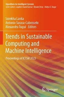 Front cover_Trends in Sustainable Computing and Machine Intelligence
