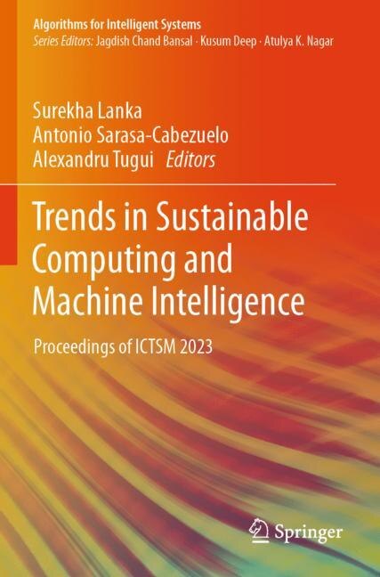 Front cover_Trends in Sustainable Computing and Machine Intelligence