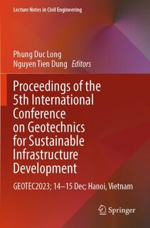 Front cover_Proceedings of the 5th International Conference on Geotechnics for Sustainable Infrastructure Development