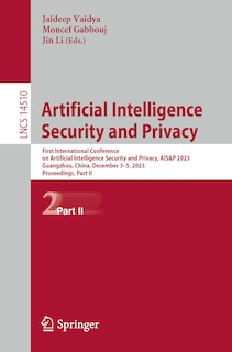 Front cover_Artificial Intelligence Security and Privacy