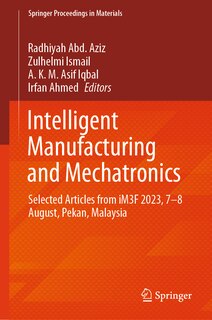 Couverture_Intelligent Manufacturing and Mechatronics
