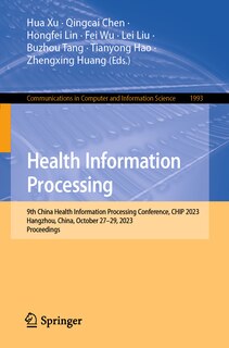 Front cover_Health Information Processing