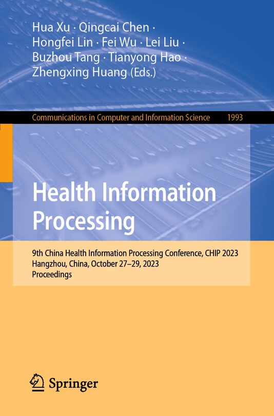 Front cover_Health Information Processing