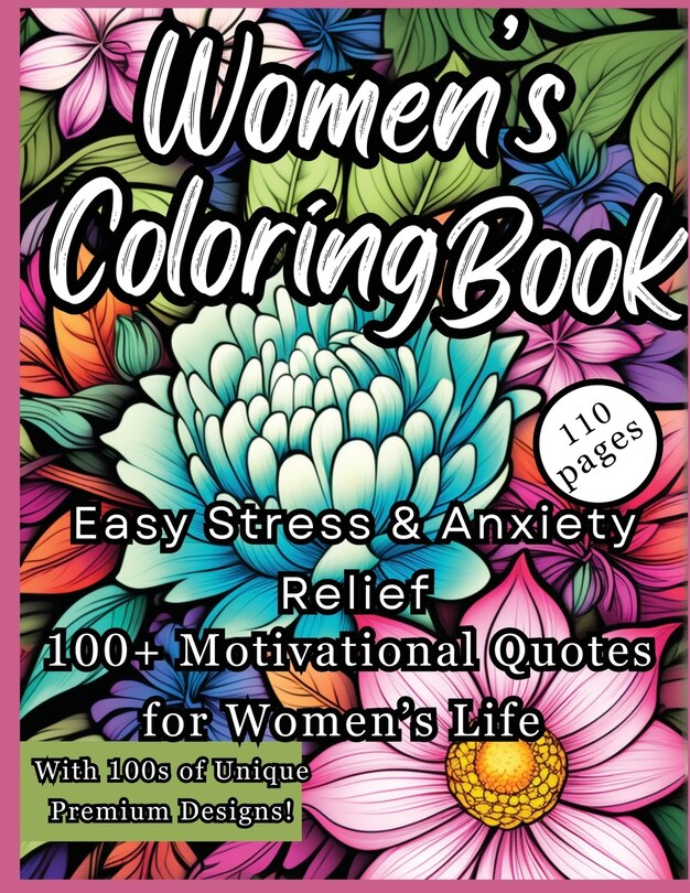 Front cover_Adult Coloring Book for Women