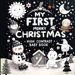 Front cover_High Contrast Baby Book - Merry Christmas