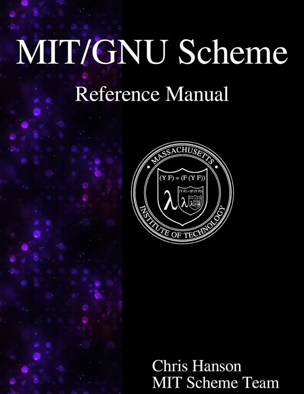 Front cover_MIT/GNU Scheme Reference Manual