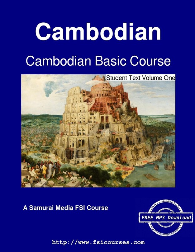 Couverture_Cambodian Basic Course - Student Text Volume One