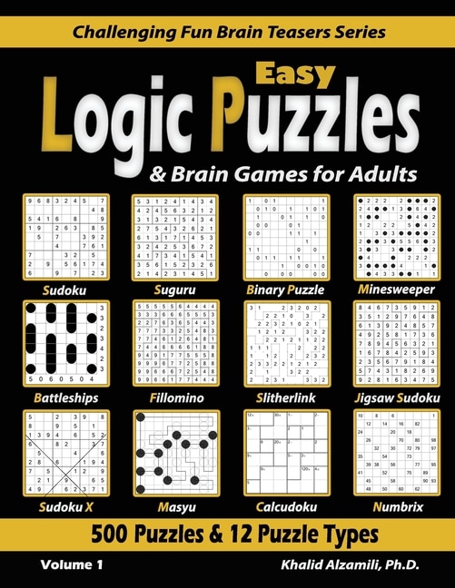 Couverture_Easy Logic Puzzles & Brain Games for Adults