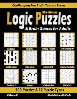 Front cover_Medium Logic Puzzles & Brain Games for Adults
