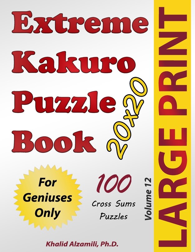 Front cover_Extreme Kakuro Puzzle Book