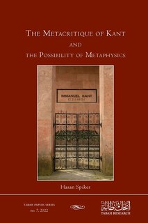 Front cover_The Metacritique of Kant and the Possibility of Metaphysics