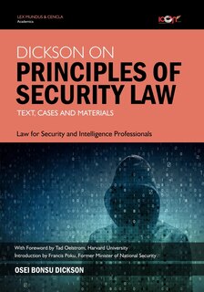 Couverture_Dickson on Principles of Security Law