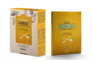 The Cheating Chef?s Italian Cookbook - Creatively Carved By Pinocchio: Book And Cutting Board Set