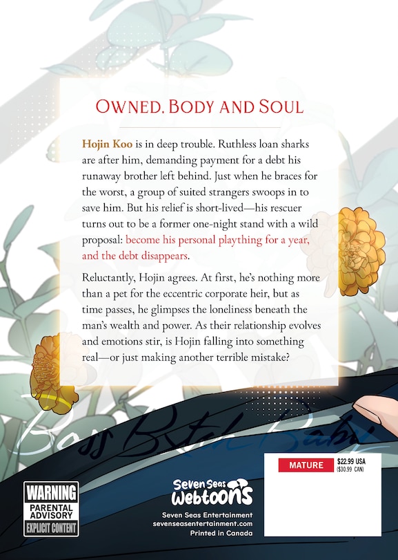 Back cover_BOSS, BXTCH, BABY Vol. 1