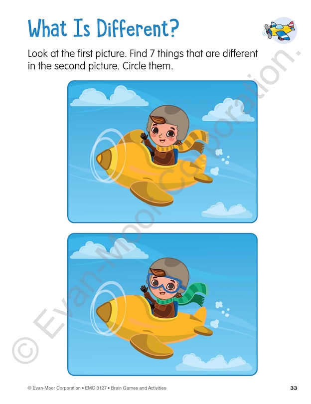Sample content 3_Brain Games and Activities, Age 4 - 5 Workbook