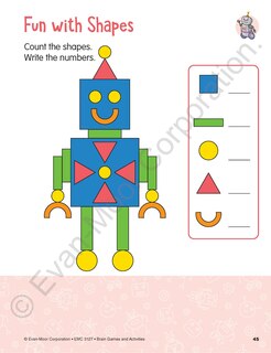 Sample content 4_Brain Games and Activities, Age 4 - 5 Workbook