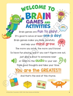 Sample content_Brain Games and Activities, Age 6 - 7 Workbook
