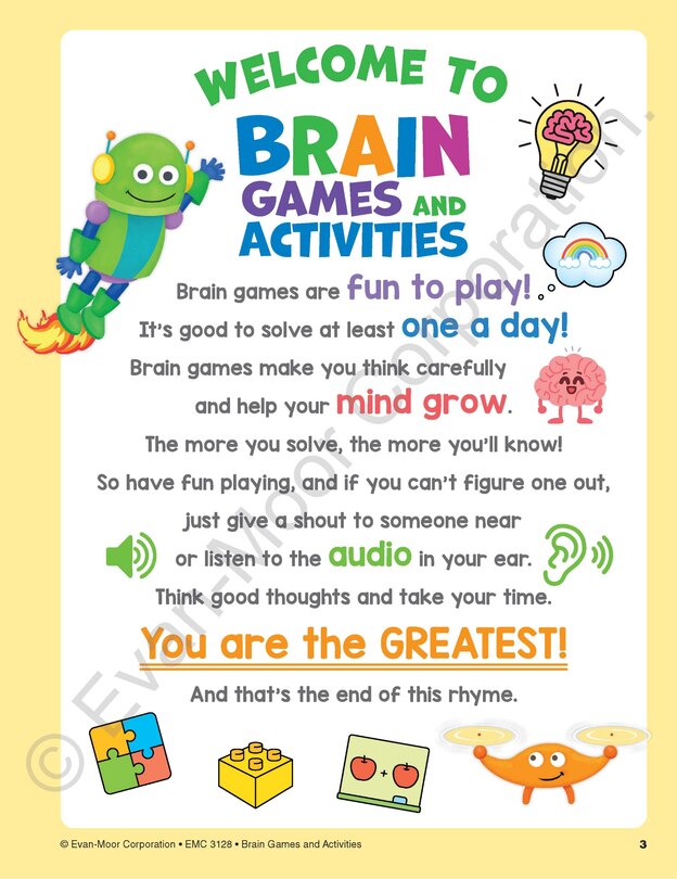 Sample content_Brain Games and Activities, Age 6 - 7 Workbook