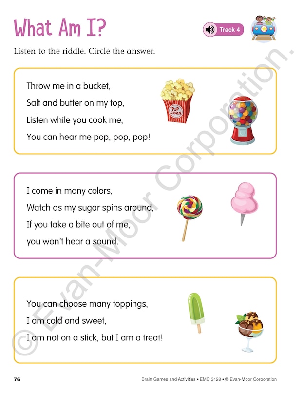 Sample content 5_Brain Games and Activities, Age 6 - 7 Workbook