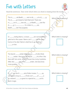 Aperçu du contenu 2_Brain Games and Activities, Age 8 - 9 Workbook