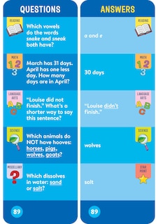 Sample content 4_Brain Quest 1st Grade Smart Cards Revised 5th Edition