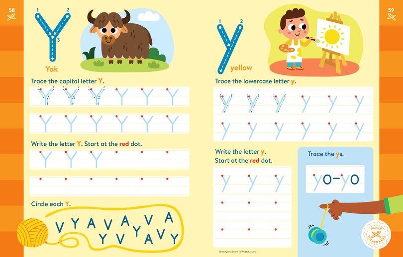 Aperçu du contenu 2_Brain Quest Learn to Write: Letters