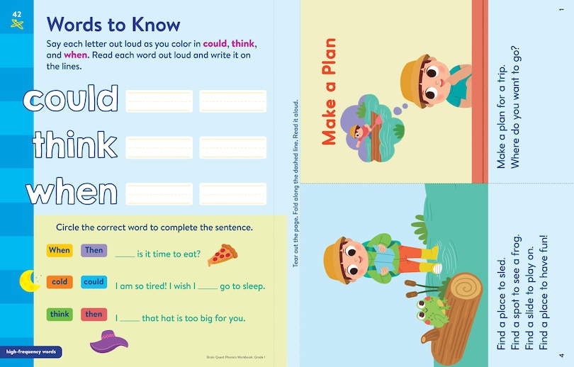 Sample content 4_Brain Quest Phonics Workbook: Grade 1