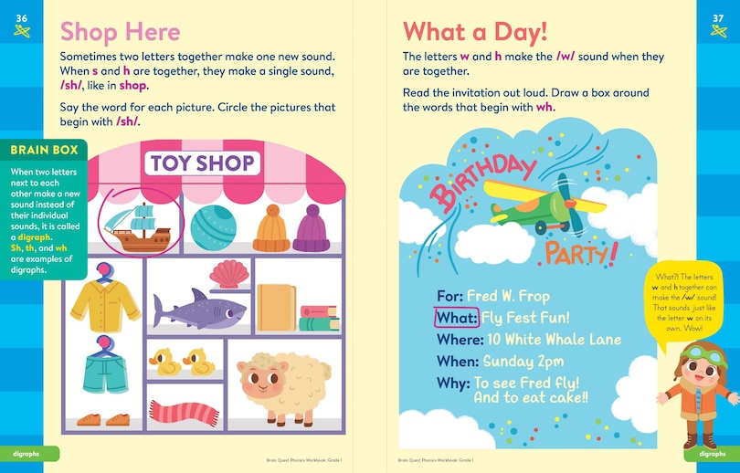 Sample content 5_Brain Quest Phonics Workbook: Grade 1