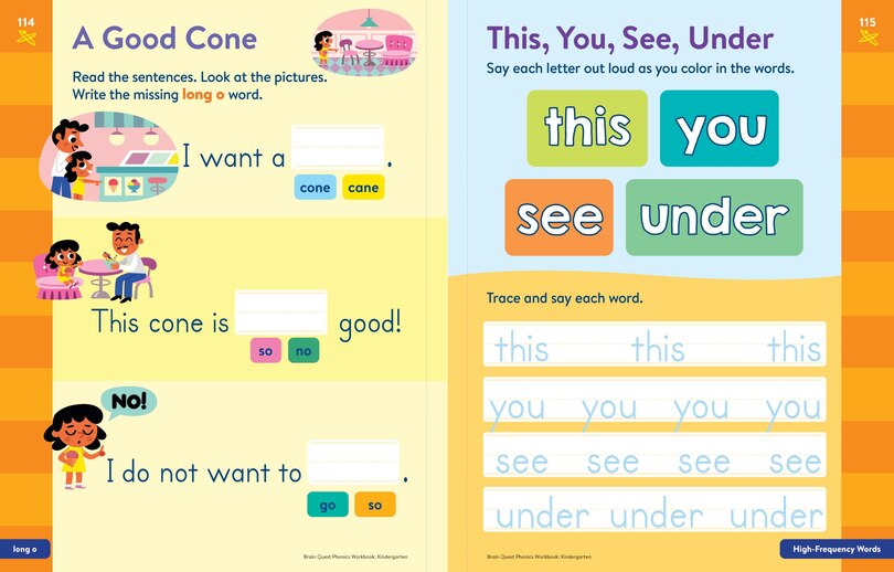 Sample content 2_Brain Quest Phonics Workbook: Kindergarten