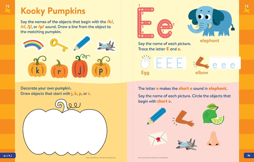 Sample content 3_Brain Quest Phonics Workbook: Kindergarten