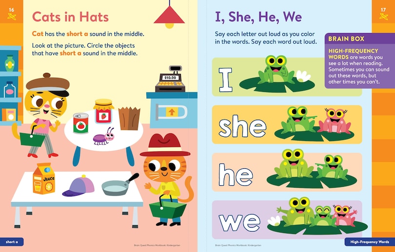 Sample content 5_Brain Quest Phonics Workbook: Kindergarten