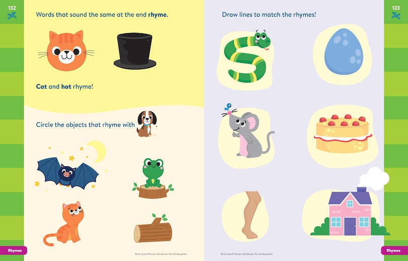 Aperçu du contenu 2_Brain Quest Phonics Workbook: Pre-Kindergarten