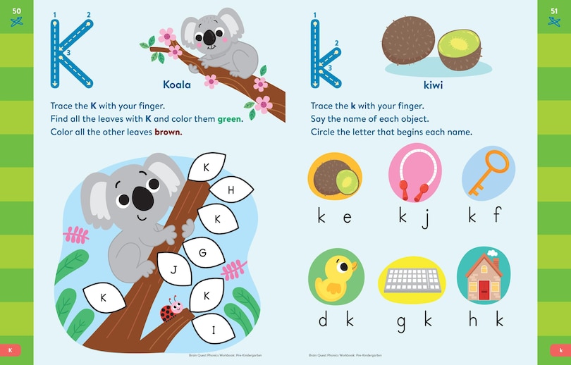 Aperçu du contenu 4_Brain Quest Phonics Workbook: Pre-Kindergarten