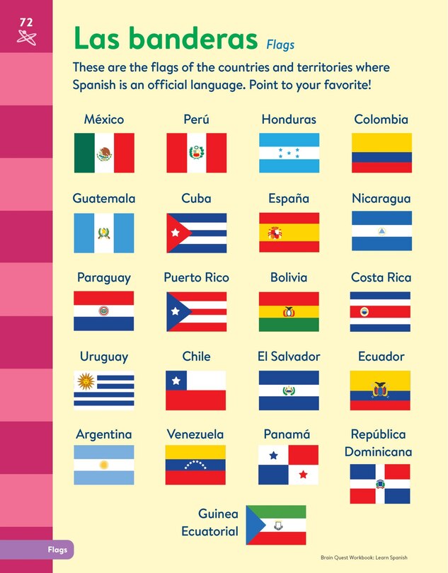 Sample content_Brain Quest Workbook: Learn Spanish