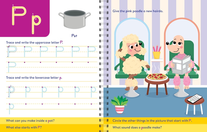 Aperçu du contenu 2_Brain Quest Write and Erase: Alphabet Skills