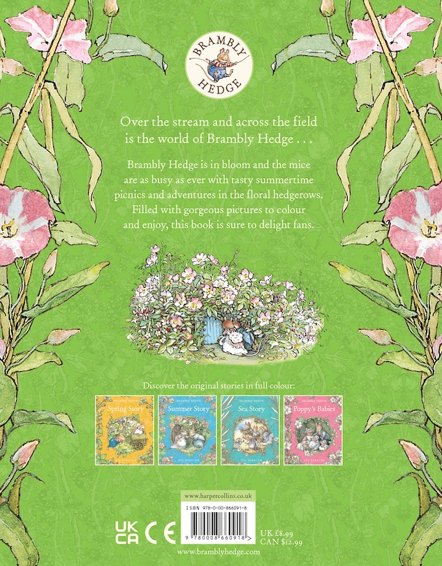 Back cover_Brambly Hedge: Nature Colouring Book