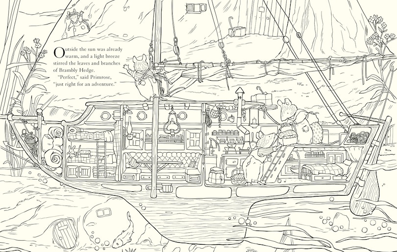 Sample content 3_Brambly Hedge: Nature Colouring Book