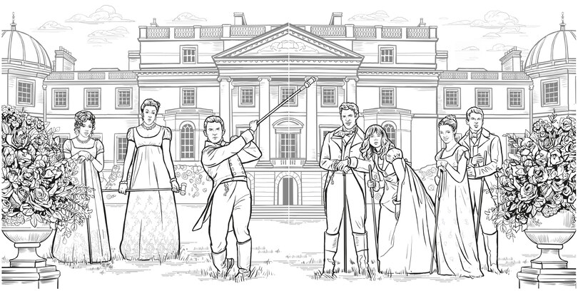 Aperçu du contenu 3_Bridgerton: The Official Coloring Book