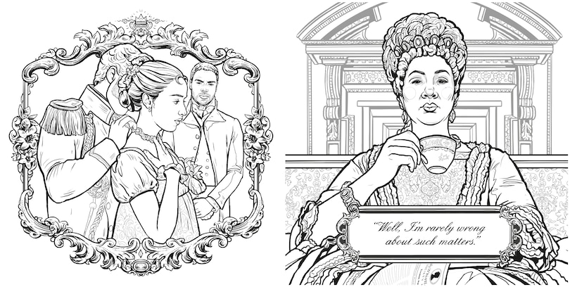 Aperçu du contenu 5_Bridgerton: The Official Coloring Book