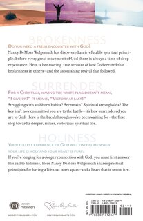 Back cover_Brokenness, Surrender, Holiness
