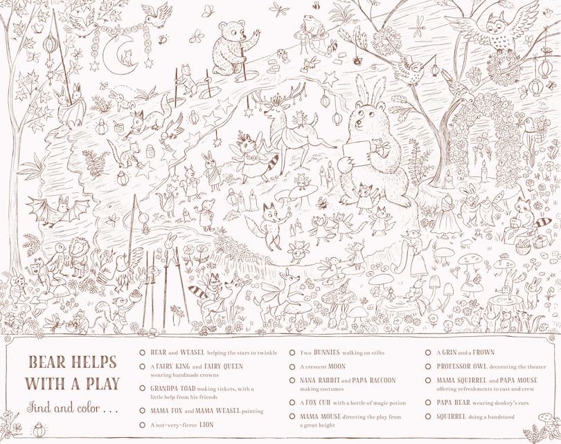 Sample content 2_Brown Bear Wood: A Search-and-Find Coloring Book