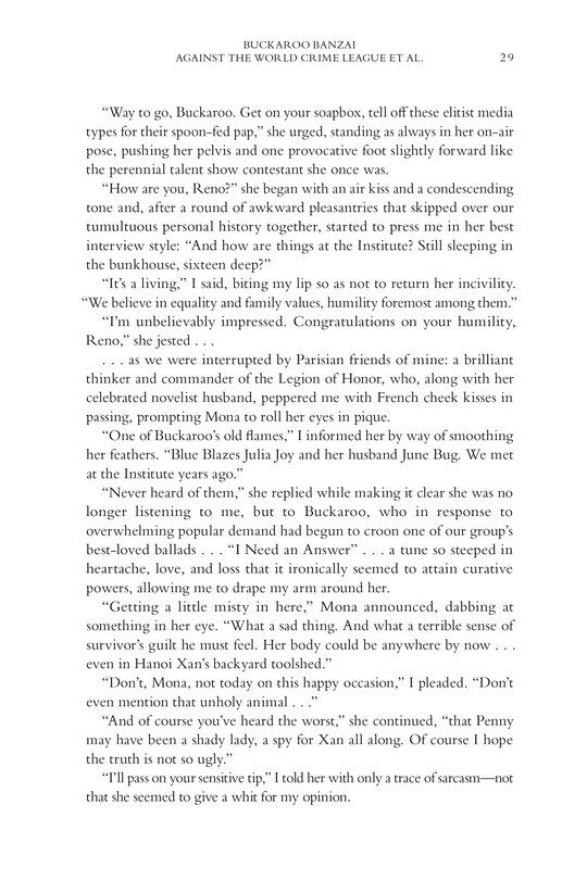 Sample content 5_Buckaroo Banzai Against the World Crime League, Et Al: A Compendium of Evils