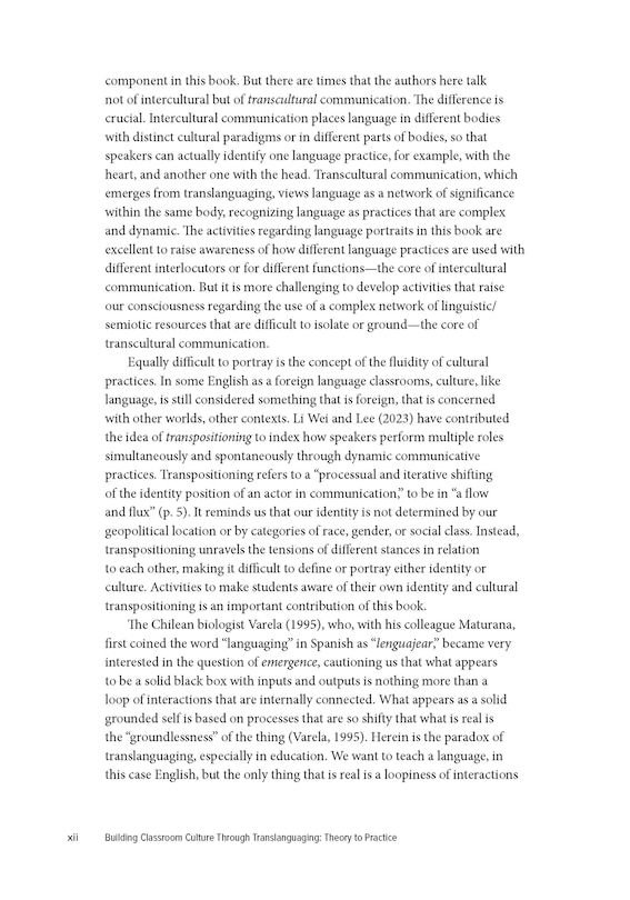 Aper&ccedil;u du contenu 4_Building Classroom Culture Through Translanguaging: Theory to Practice