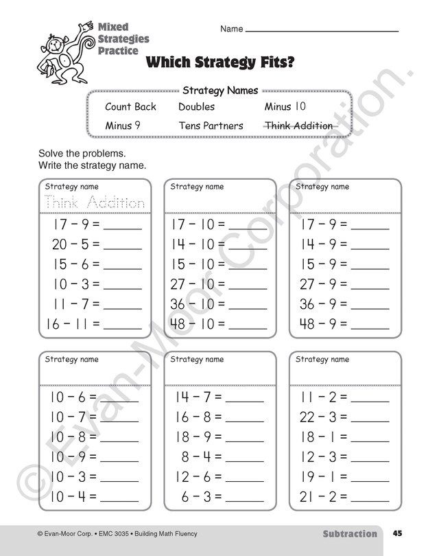 Aperçu du contenu 4_Building Math Fluency, Grade 3 Teacher Resource