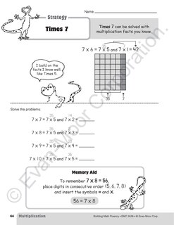 Aperçu du contenu 4_Building Math Fluency, Grade 4 - 6 Teacher Resource