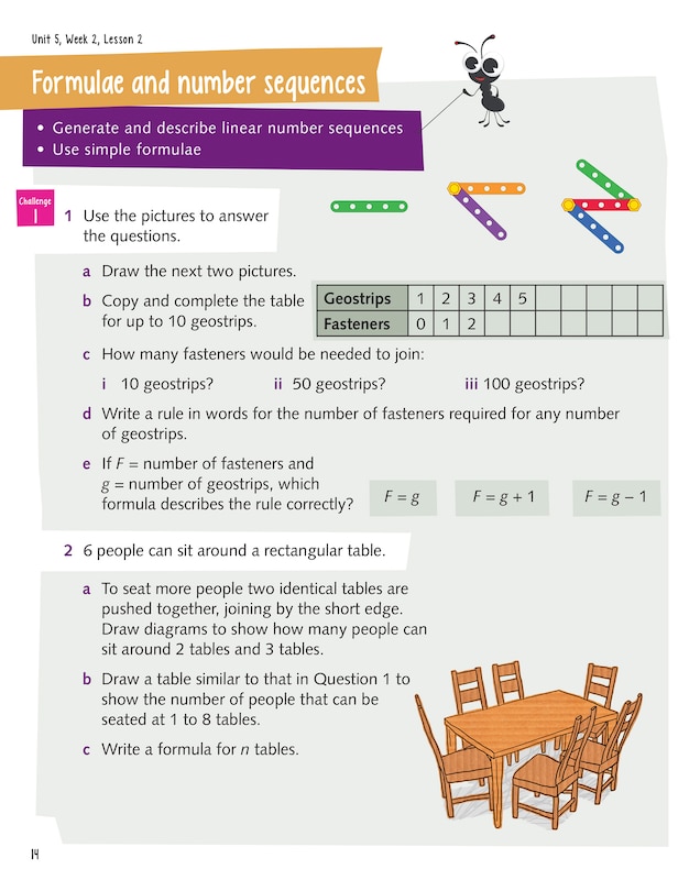 Aper&ccedil;u du contenu_Busy Ant Maths 2nd Edition